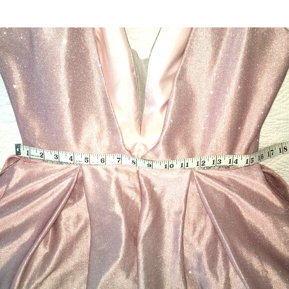 Elegant Pink and White Ombre Prom Dress - Picture 5 of 7